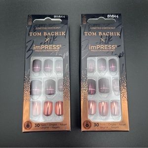 NWT Set of 2 NWT Tom Bachik x imPRESS Press-On Manicure Limited Edition